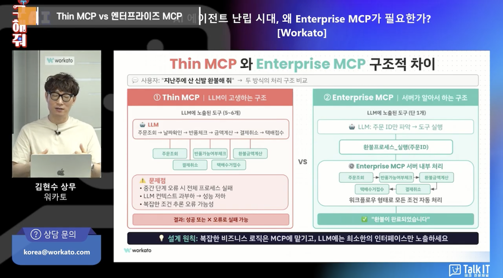 일반 MCP와 Enterprise MCP의 차이